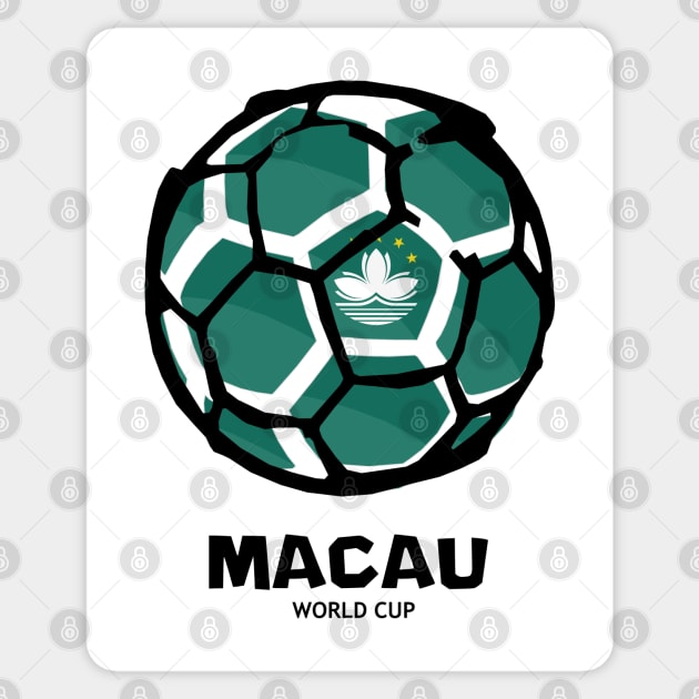 Football Macau Special Administrative Region of the People's Republic of China Sticker by KewaleeTee